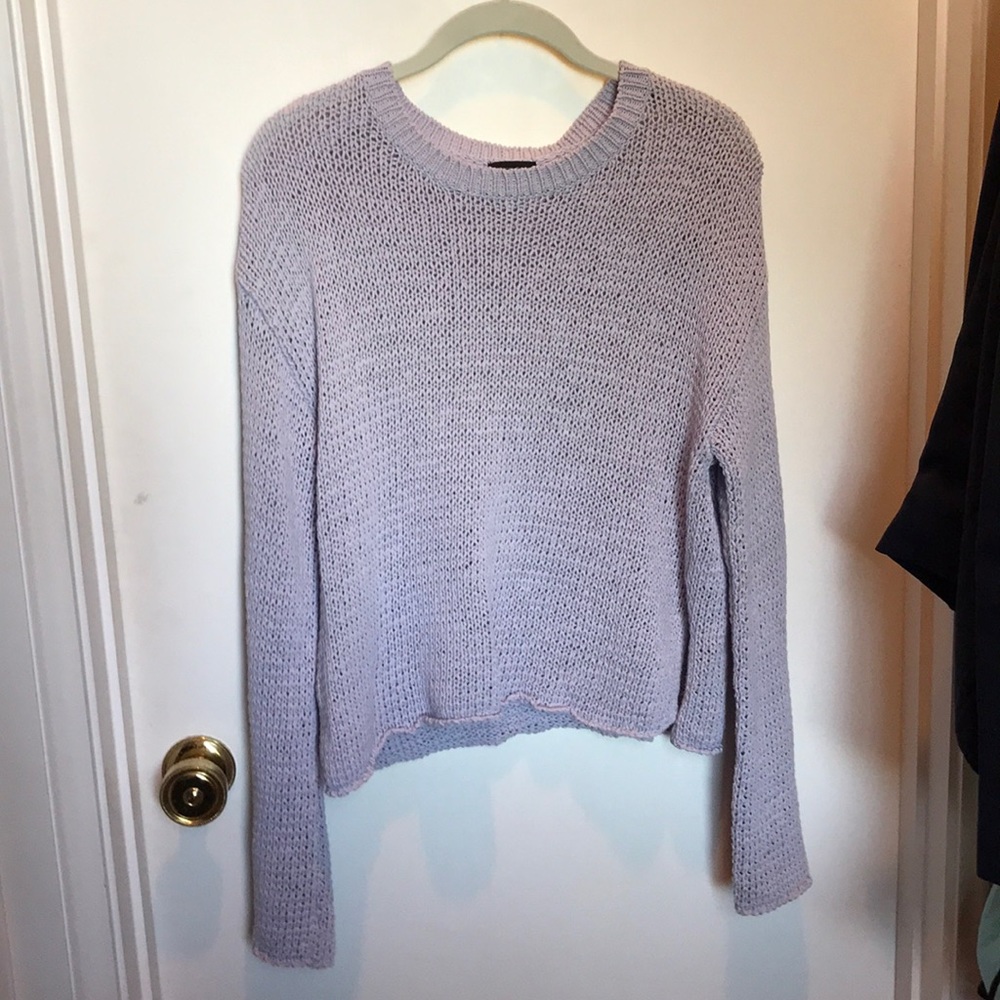 rebecca elliot medium lavender sweater